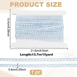 15 ярд кружевной отделки из полиэстера&nbsp;SRIB-MA0001-09A