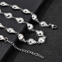 Ожерелья из нержавеющей стали 304 с цепочкой в виде божьей коровки для женщин и мужчин NJEW-K249-21A-P