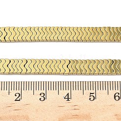 Гальванические нити из синтетических немагнитных гематитовых бусин G-A263-I01-01A