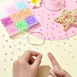 135 г 9-х цветных стеклянных бусин&nbsp;SEED-YW0002-91