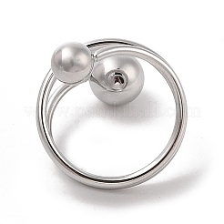 Кольца-манжеты спиральные из нержавеющей стали 304 RJEW-G315-08B-P