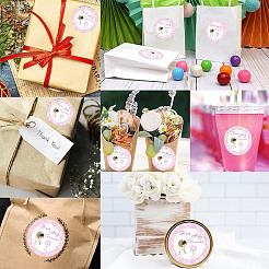 5 лист круглых точек ПВХ водонепроницаемые декоративные наклейки наклейки DIY-WH0481-13