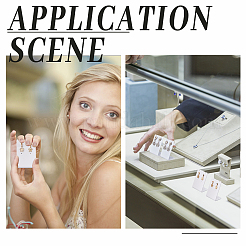 10 шт. акриловые подставки для сережек&nbsp;EDIS-PH0001-16