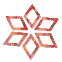 Ручной работы фарфора большие кулоны PORC-S501-012D