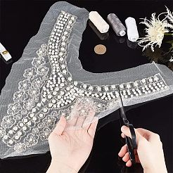 Компьютеризированная вышивка полиэстер пришивка воротника нашивки&nbsp;DIY-WH0366-71