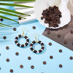 100 шт. натуральные кокосовые бусины&nbsp;COCO-TA0001-01B