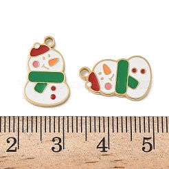 Рождественские эмалевые подвески из нержавеющей стали 304&nbsp;STAS-Z093-08V-G