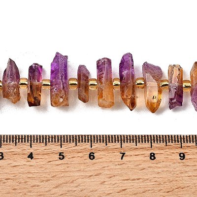 Гальванические природный кристалл кварца бусы пряди G-F800-D17-1