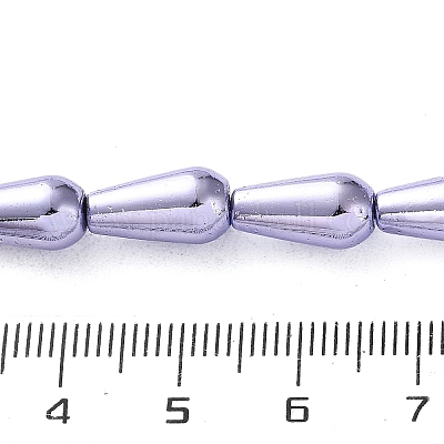 Гальванические нити из синтетических немагнитных гематитовых бусин G-C248-H01-8x12mm-1