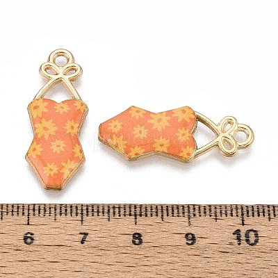 Подвески из эмали и сплава ENAM-T022-38KCG-06-1