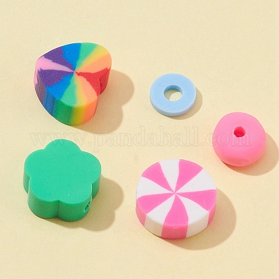 Полимерной глины ручной работы бисер нитей CLAY-FS0001-09-1