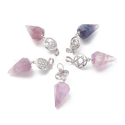 Природного флюорита подвески G-O194-01-1