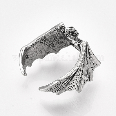 Сплав манжеты кольца пальцев RJEW-T008-03-1