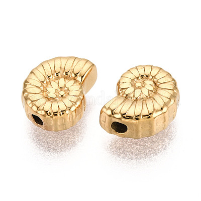 Текстурированные бусины-разделители из нержавеющей стали 304 STAS-T072-16G-1