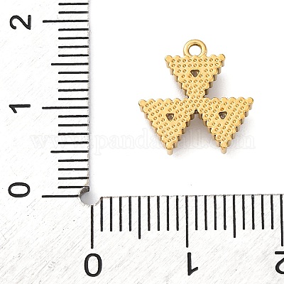 Подвески из нержавеющей стали 304 с ионным покрытием (IP) и кубическим цирконием STAS-R141-04G-01-1