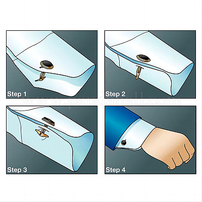 10 шт. запонки из нержавеющей стали 304 STAS-AR0001-48-1