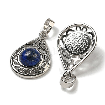 Кулоны из натурального лазурита G-Q158-05P-13-1