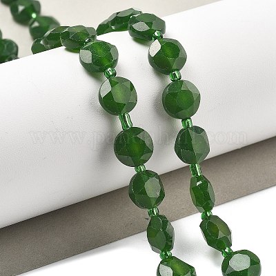 Природного нефрита нитей бисера G-C116-A85-01-1