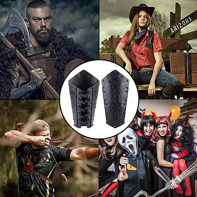 Регулируемый браслет из искусственной кожи AJEW-WH0010-54B-1