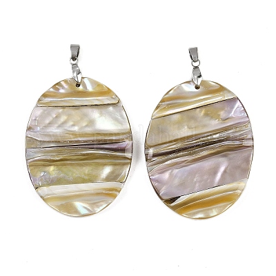 Естественных пресноводных оболочки большие кулоны SSHEL-B003-05P-04-1