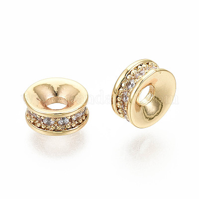 Латунные микропаве прозрачные кубики из циркония X-KK-S360-028-NF-1