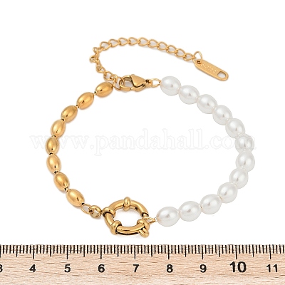 Браслеты из нержавеющей стали 304 BJEW-Z108-02G-1