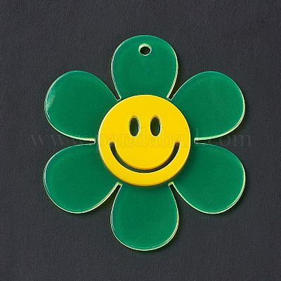 Прозрачные акриловые большие подвески OACR-P012-A04-1