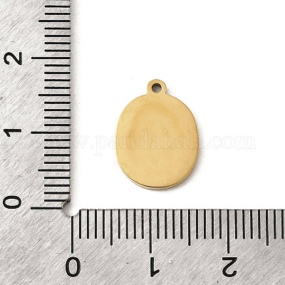 Подвески из нержавеющей стали 304 с эмалью STAS-I335-02G-03-1