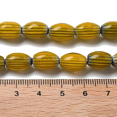 Ручной работы millefiori стеклянные бусины нитки LAMP-F035-12K-1