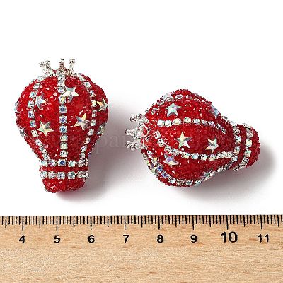 Корона из акриловых страз в форме воздушного шара OACR-S048-03E-1