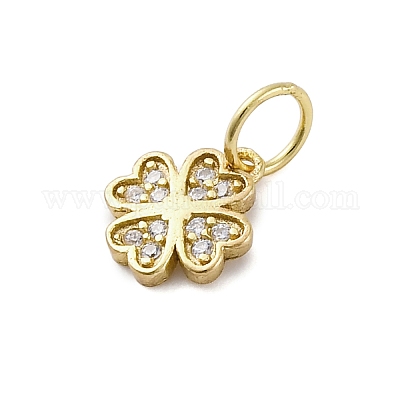 925 стерлингового серебра микро Pave прозрачные кубические циркониевые подвески STER-S010-03B-G-1