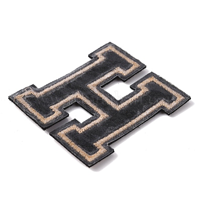 Полиэфирная компьютеризированная ткань для вышивки утюгом на заплатах с блестками PATC-SZC0001-01H-1