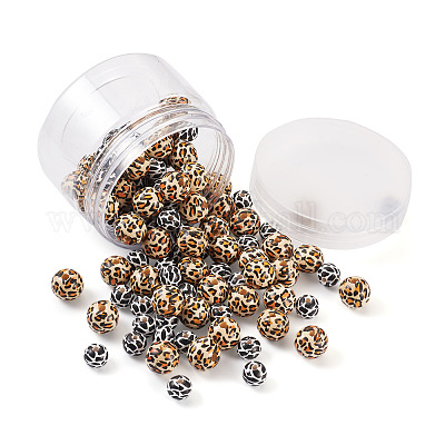 100 шт. 2 печатных узора из натурального дерева WOOD-BY0001-01-1