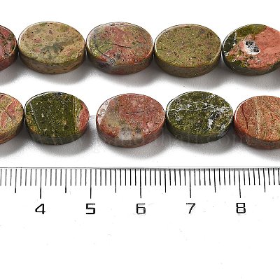 Природные Unakite бисер нитей G-P559-B21-01-1