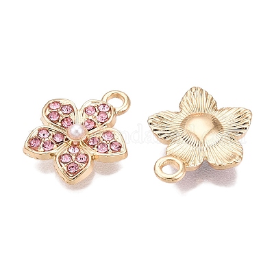 Подвески из сплава с покрытием стойки и стразами FIND-N005-15B-1