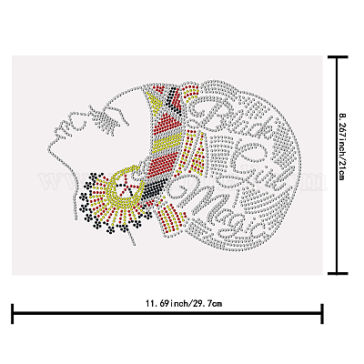 Женские стеклянные нашивки со стразами DIY-WH0303-003-1