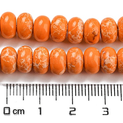 Синтетические окрашенные нити императорской яшмы G-D077-E01-01F-1