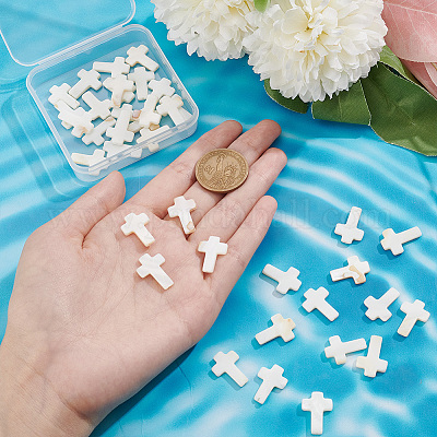 2 нить бусин из натуральных пресноводных ракушек BSHE-BC0001-11-1