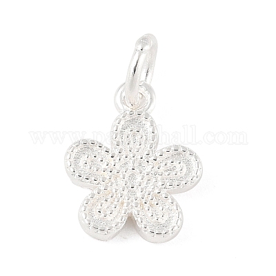 925 серебряная подвеска-цветок с кольцами-прыгунами STER-R013-07S-1