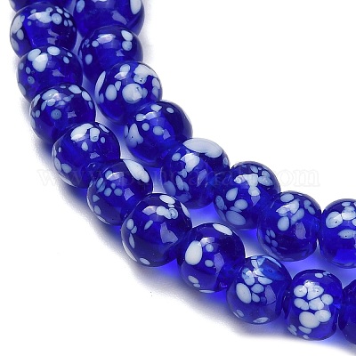 Бусы лэмпворк ручной работы&nbsp;LAMP-H071-01A-01-1