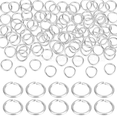 100 шт. стойка с покрытием из латуни открытые соединительные кольца KK-PH0013-59B-1