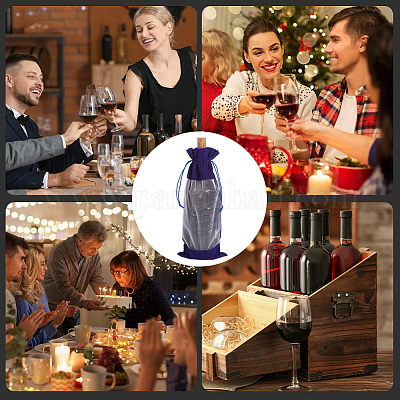 Бархатные мешочки для упаковки бутылок вина ABAG-WH20013-11H-1