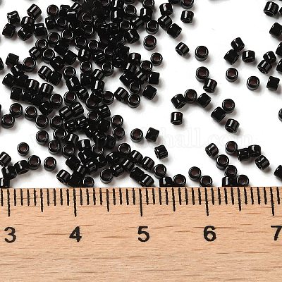 Непрозрачные цветные стеклянные бусины SEED-S042-09B-02-1