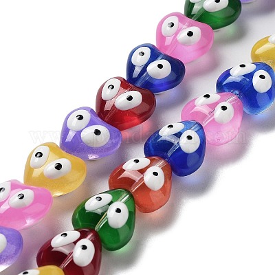 Прозрачные стеклянные бусины GLAA-P057-D08-1