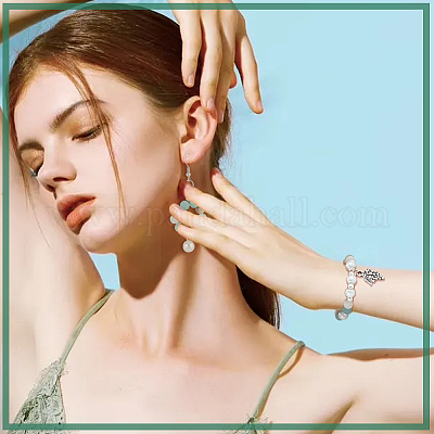 2 нити матовых натуральных цветочных амазонитовых круглых бусин нити G-NB0004-45-1