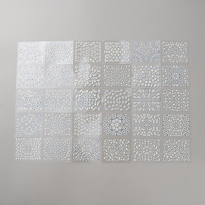 Пластиковые наклейки ногтей&nbsp;MRMJ-WH20004-19D-1