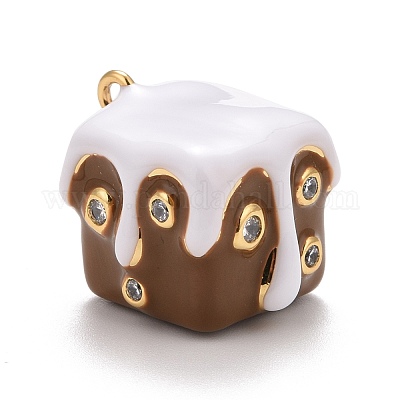 Подвески из прозрачного кубического циркония KK-E262-12G-02-1