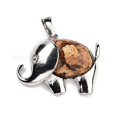 Естественного изображения яшмы подвески G-G112-01P-08-1