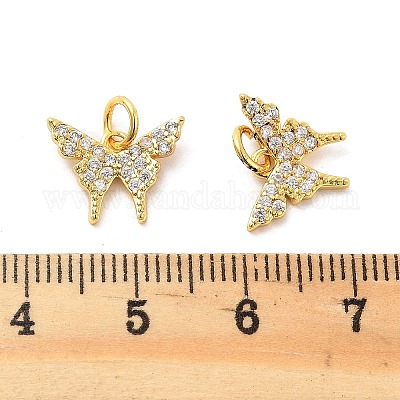 Стойки обшивки латунь микро проложить кубическую прелесть диоксида циркония KK-M082-02G-1