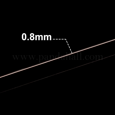 Матовый круглый алюминиевый провод AW-BC0003-30D-0.8mm-1